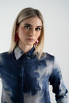 V2508/01 CAMICIA BASICA DI RASO A FANTASIA