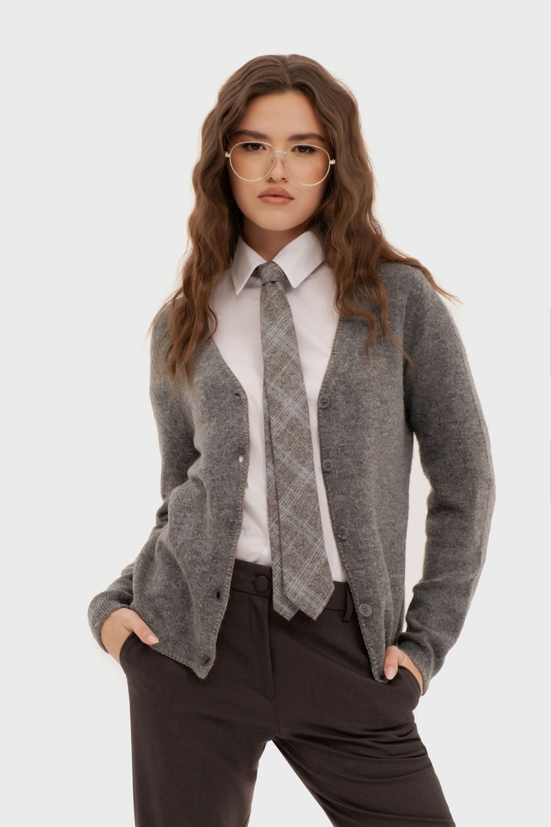 CARDIGAN CON LAVORAZIONI LUREX