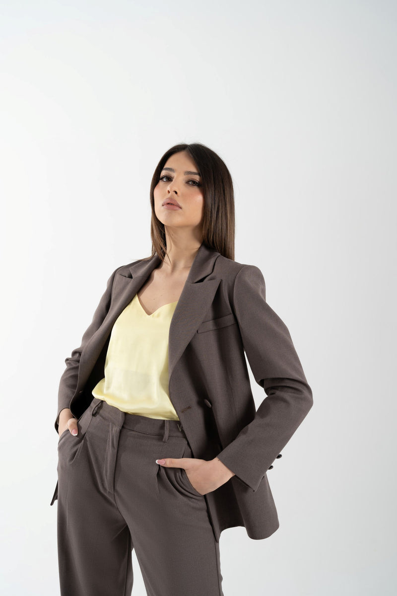 Top in raso con spallina regolabile