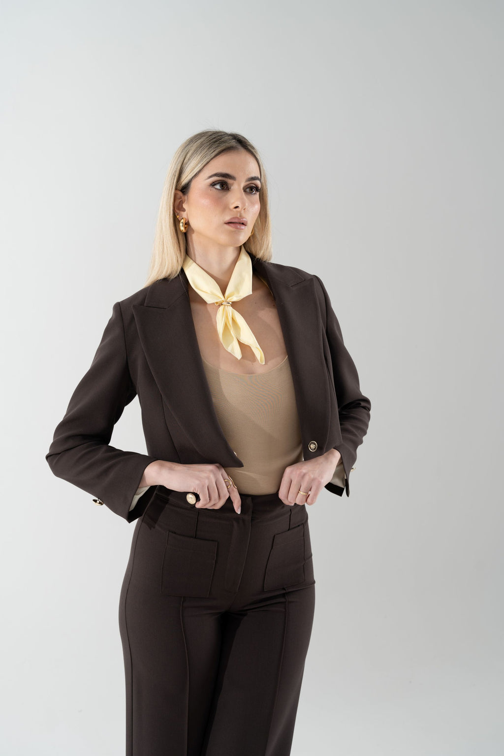 Body in jersey con spalline e accessorio