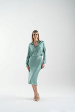 Camicia basica in raso
