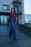 BODY CON DRAPPEGGIO IN JERSEY LAMINATO