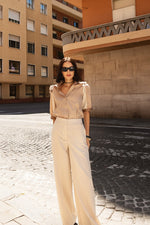 Camicia in cotone stretch a tre colori
