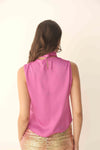 BLUSA CON FIOCCO AL COLLO