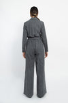 Tuta a palazzo in denim