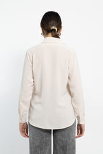 Camicia basica in raso