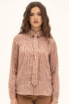 CAMICIA IN RASO CON CRAVATTA
