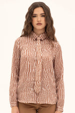 CAMICIA IN RASO CON CRAVATTA