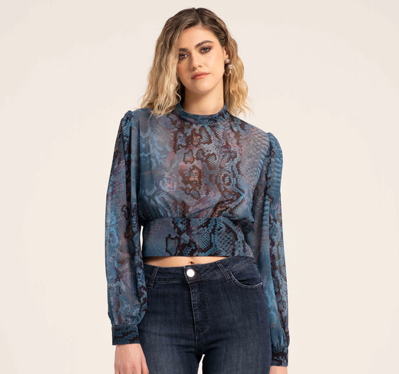 BLUSA IN FANTASIA PITONATA