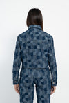 Camicia in denim patchwork