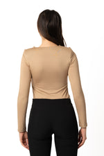 Body in jersey con spalline e accessorio