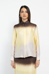 Camicia in raso sfumato