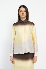 Camicia in raso sfumato