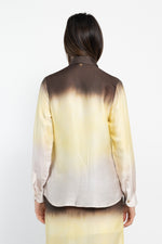 Camicia in raso sfumato