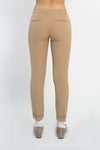 Pantalone a sigaretta con risvolto
