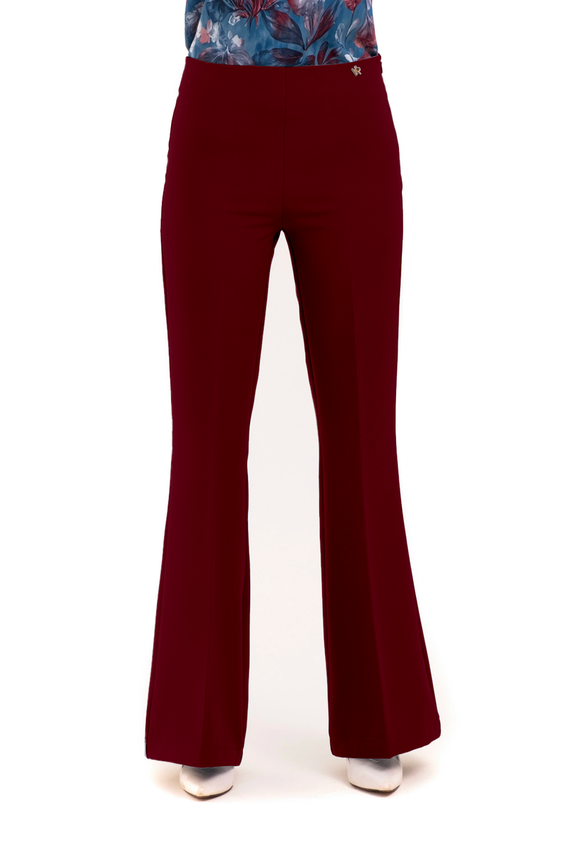 Rodes Srl Maglificio Rodes PANTALONI A ZAMPA IN TESSUTO TECNICO