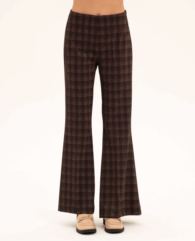 PANTALONE PALAZZO IN TESSUTO JACQUARD