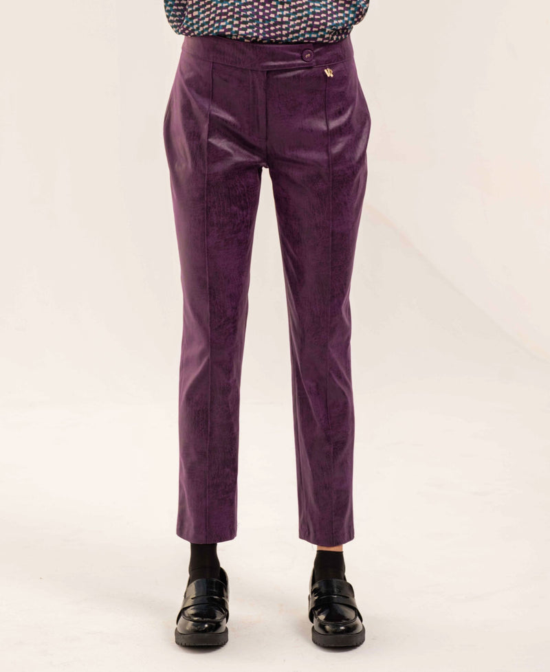 PANTALONE IN ECOPELLE USED LINEA DRITTA