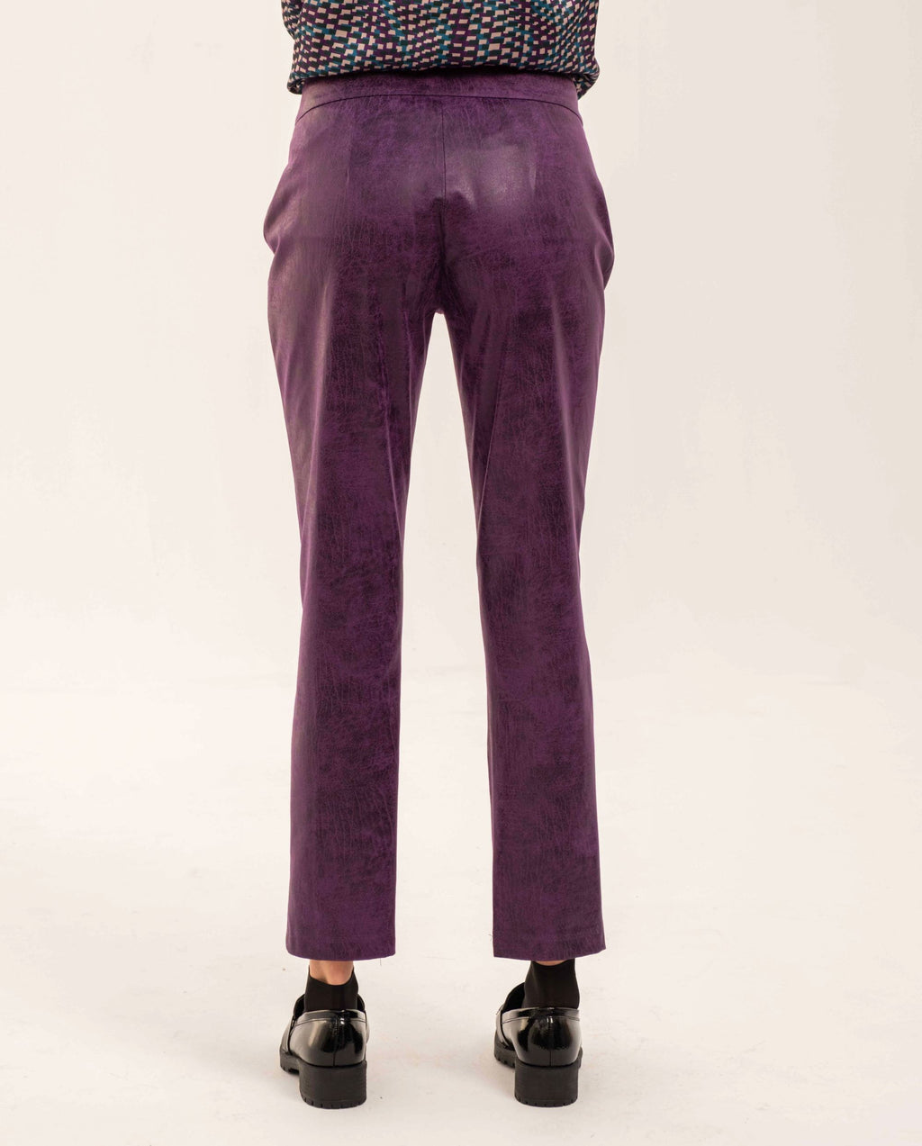 PANTALONE IN ECOPELLE USED LINEA DRITTA