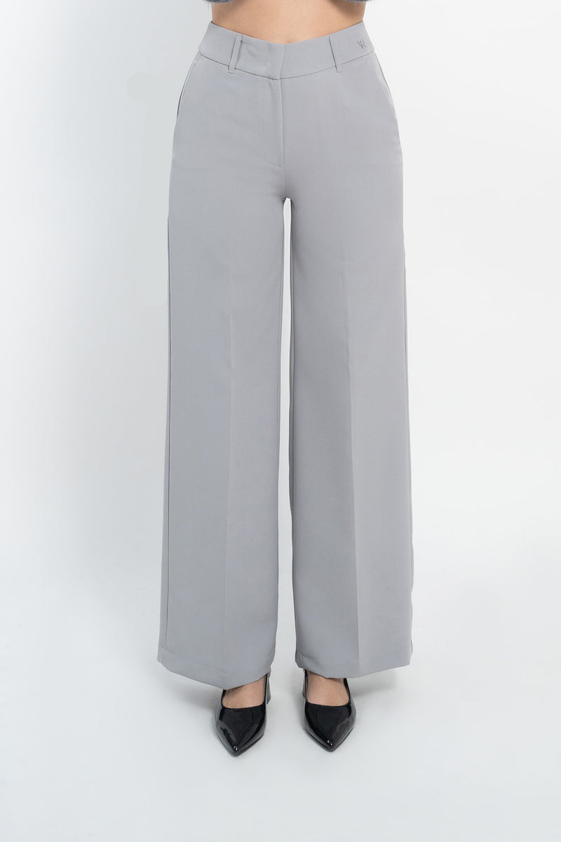 Pantalone palazzo con tasca america