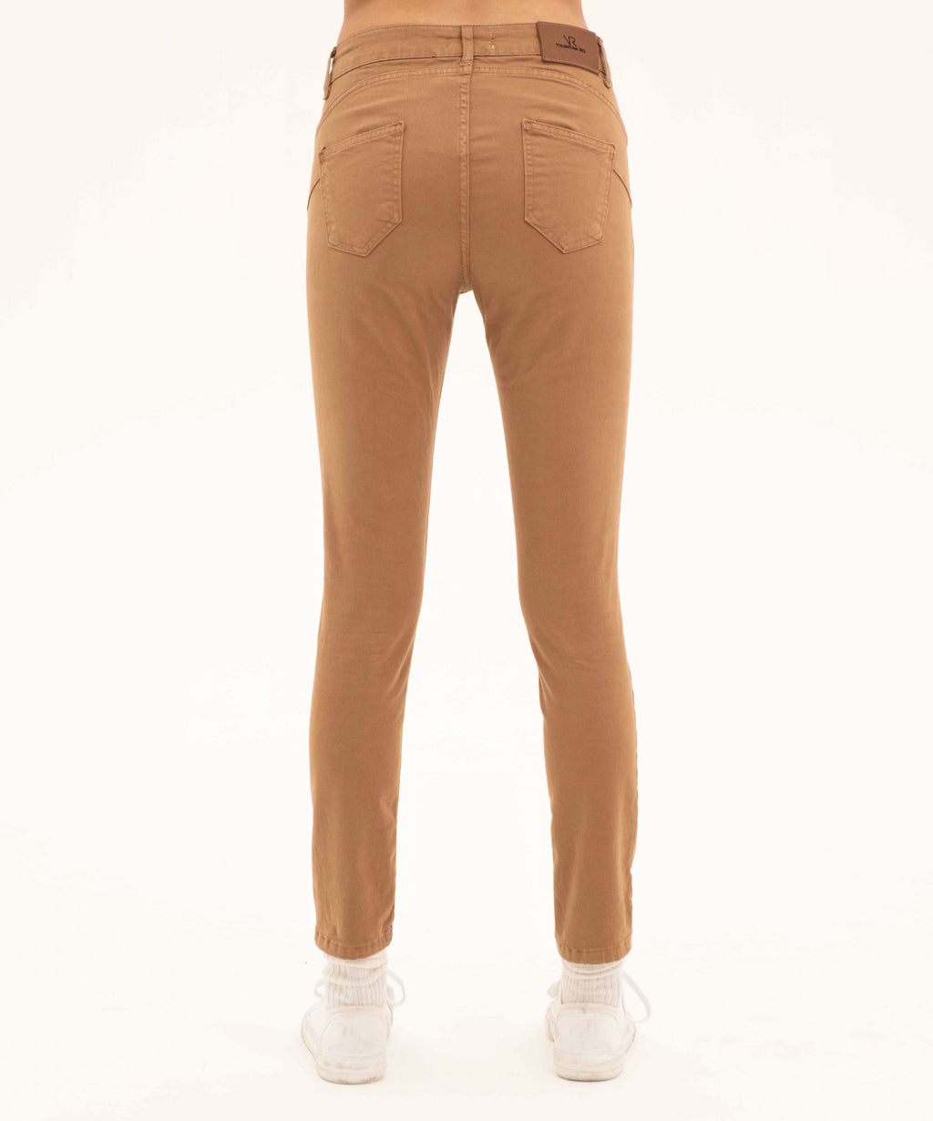 PANTALONE SKINNY-FIT IN GABARDINA