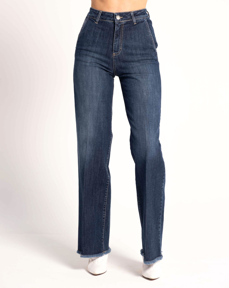 JEANS TASCA AMERICA A PALAZZO