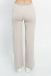 Pantalone in maglia a coste