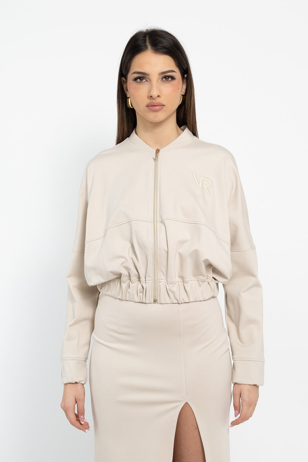 Felpa over con zip