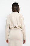 Felpa over con zip