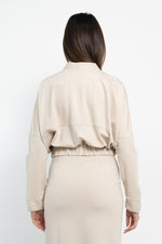 Felpa over con zip