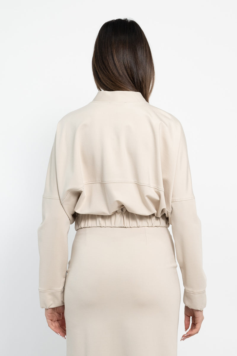 Felpa over con zip