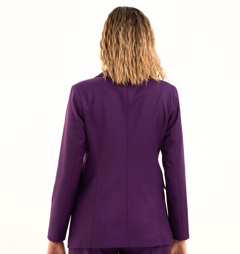 BLAZER MONOPETTO IN FLANELLA