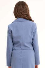 GIACCA CORTA DOPPIOPETTO IN TWEED