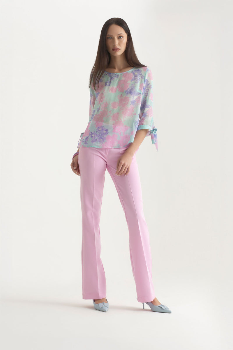 Pantalone classico linea trombetta