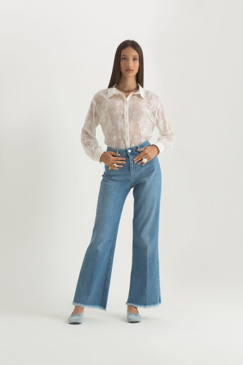 Camicia in pizzo