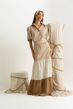 Camicia in cotone stretch a tre colori