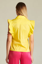 CAMICIA GIRO MANICA CON VOLANT