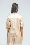 Camicia in cotone stretch a tre colori