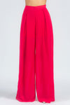 Pantalone palazzo in chiffon