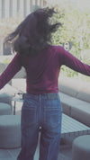 BODY CON DRAPPEGGIO IN JERSEY LAMINATO