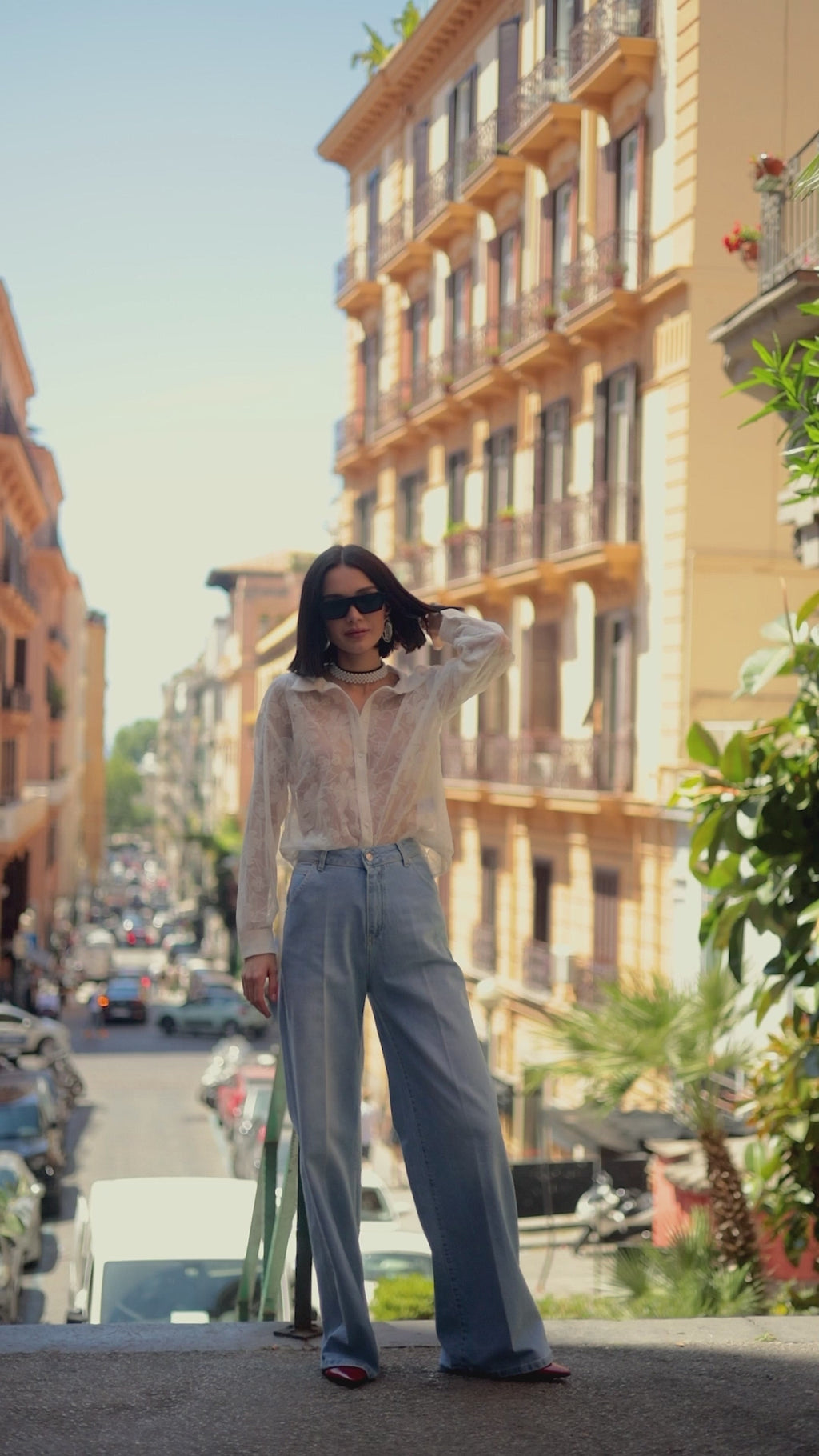 Camicia in pizzo